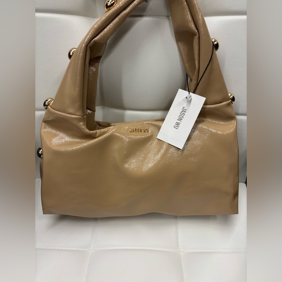 Jason Wu Studded Patent Shoulder Bag - Picture 4 of 16